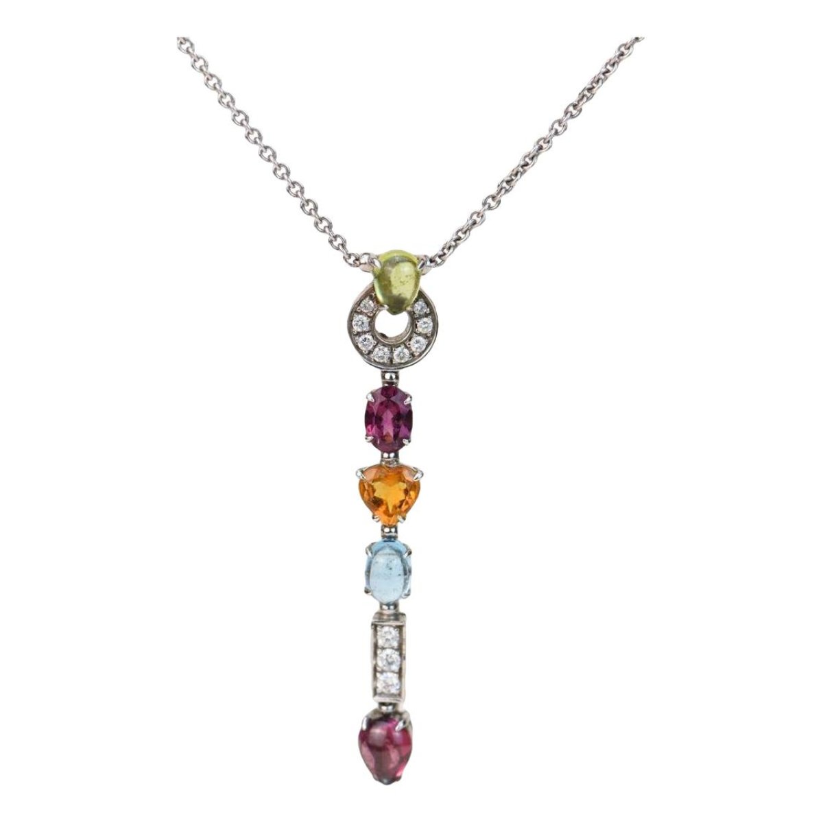 Allegra white gold pendant