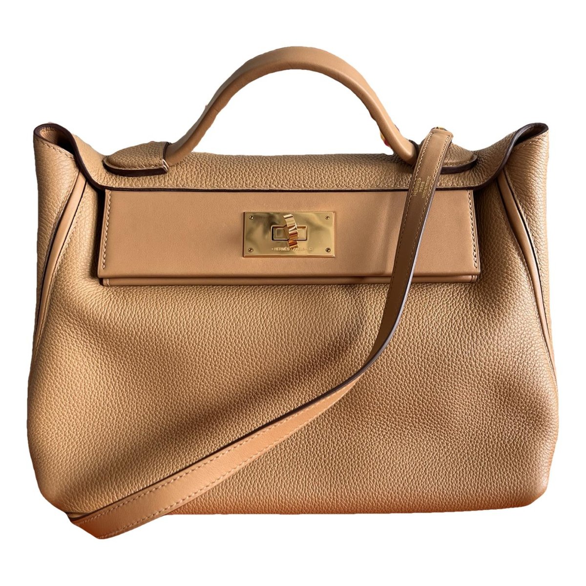 24/24 leather handbag