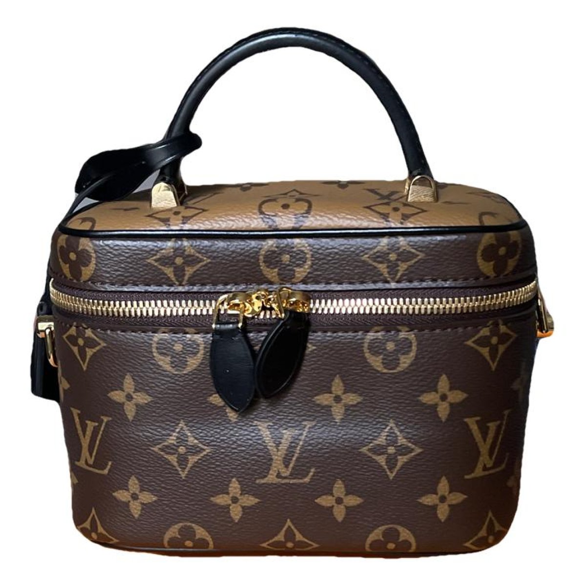 Vanity leather crossbody bag