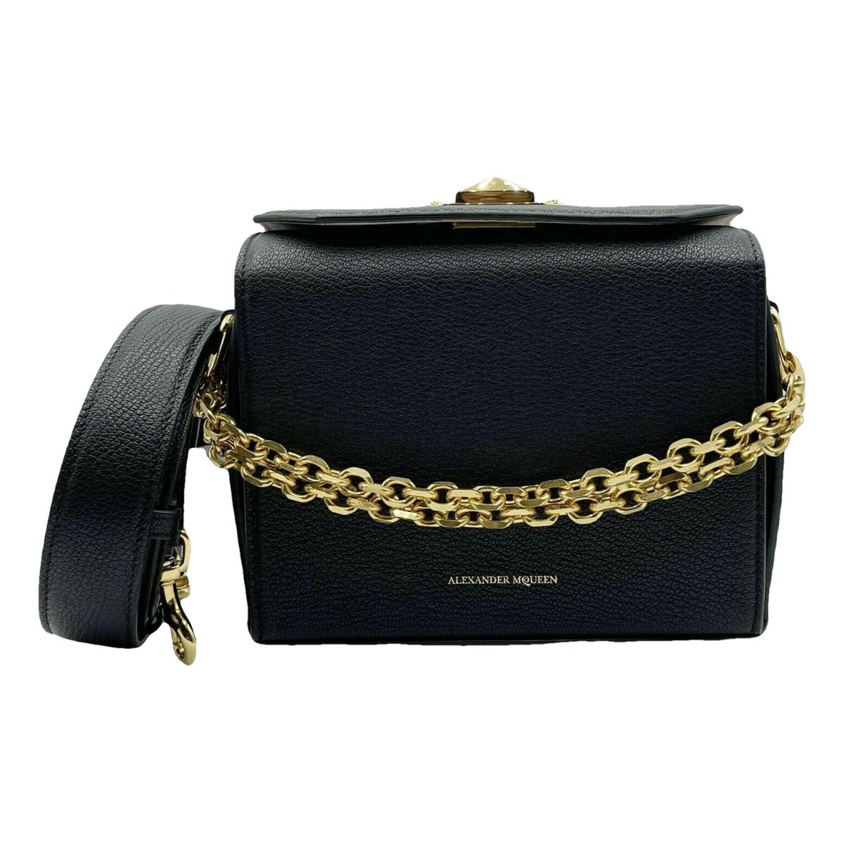 Box 19 leather crossbody bag
