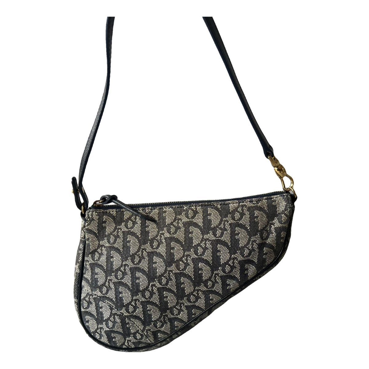 Saddle cloth clutch bag