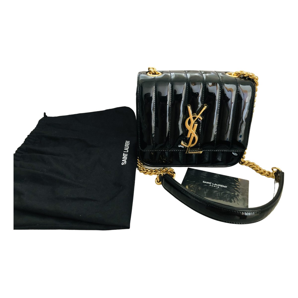 Vicky patent leather handbag