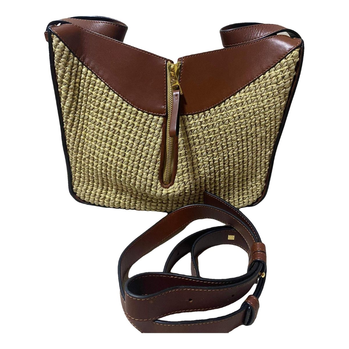 Hammock leather handbag
