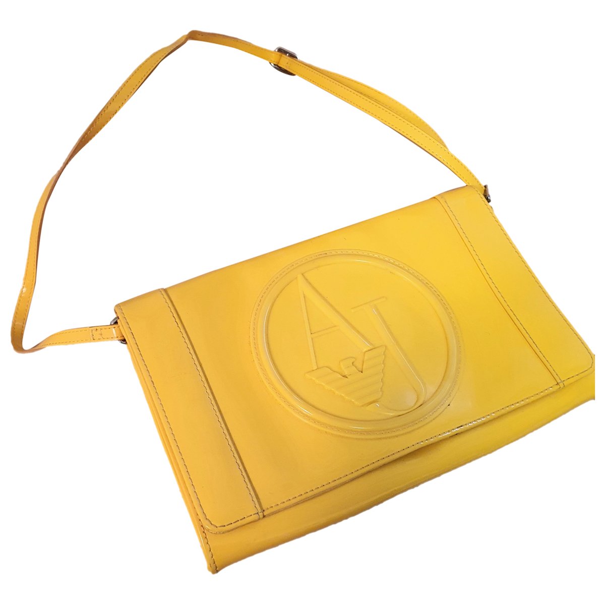 Patent leather crossbody bag