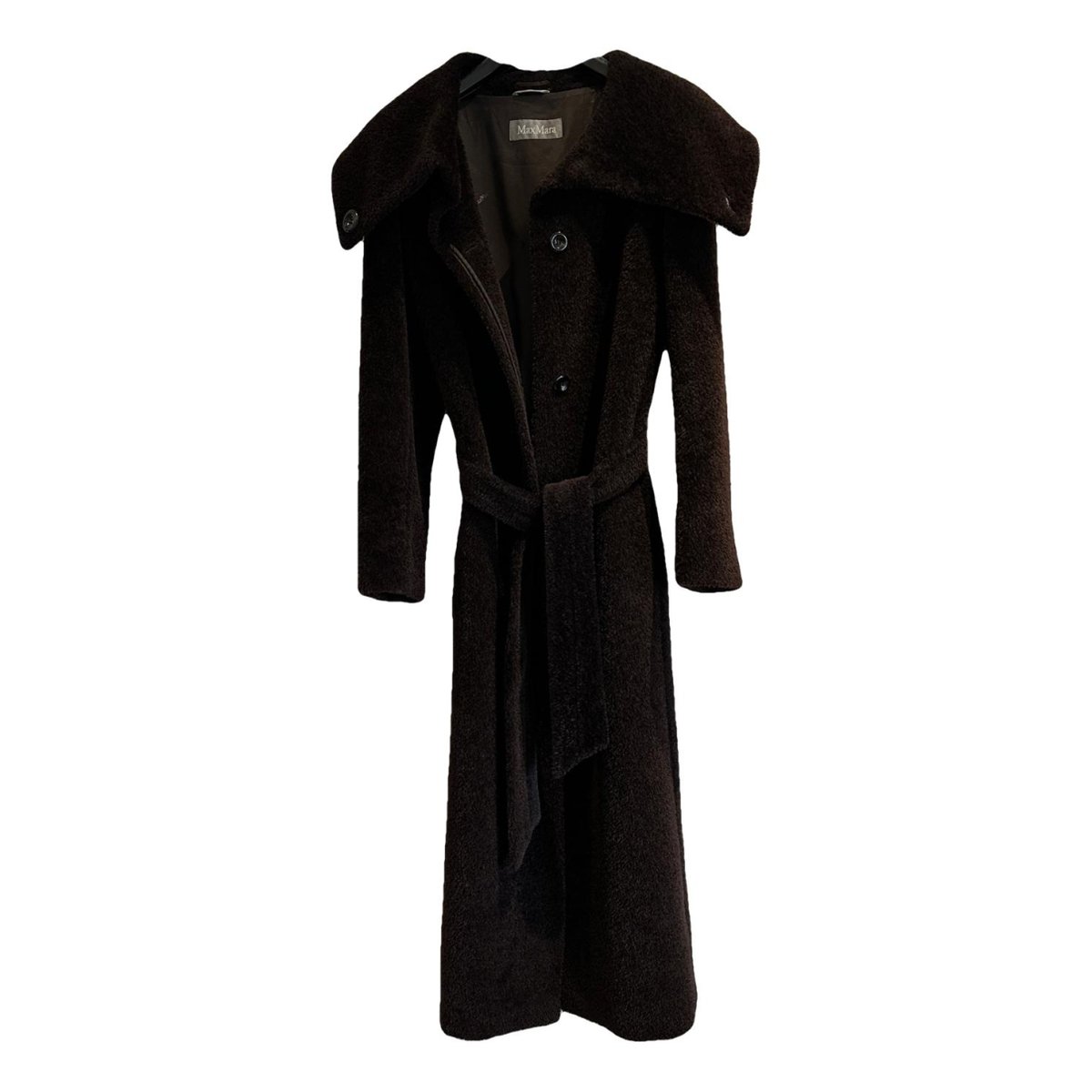 Teddy Bear Icon wool trench coat