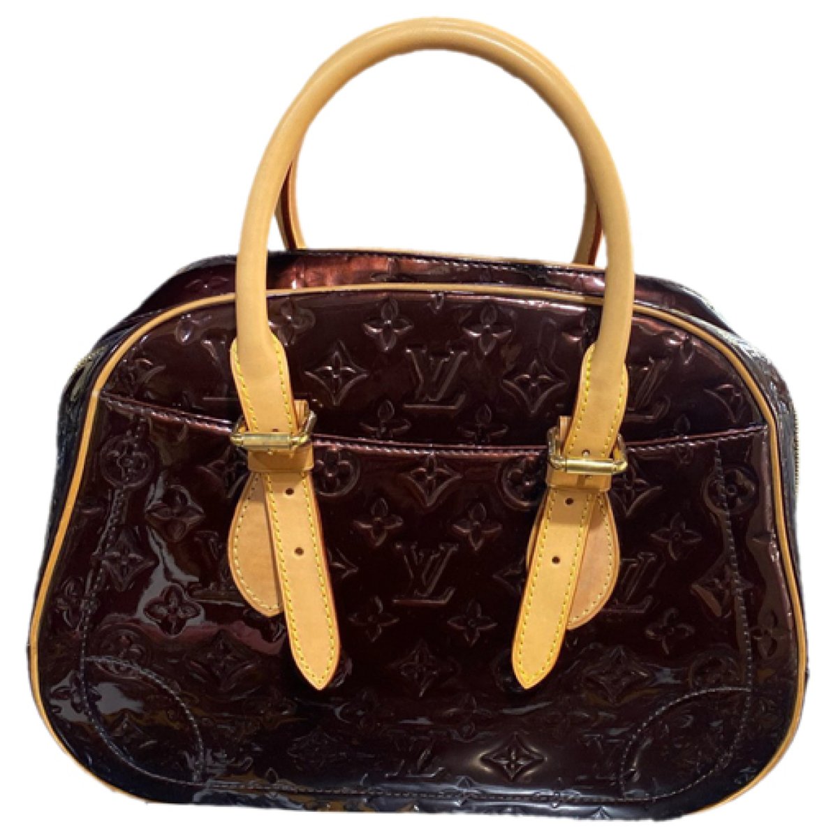 Summit patent leather handbag