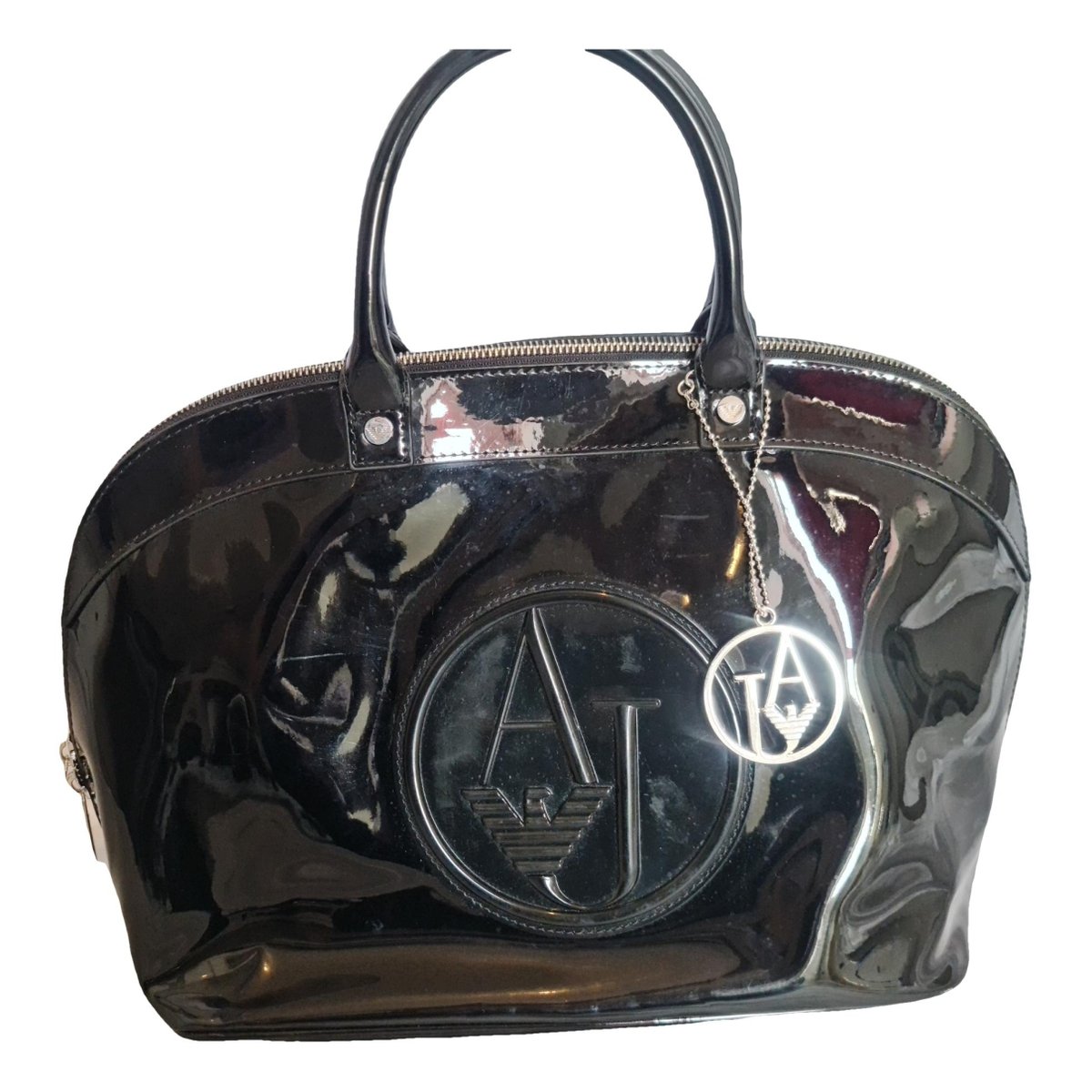 Vinyl handbag
