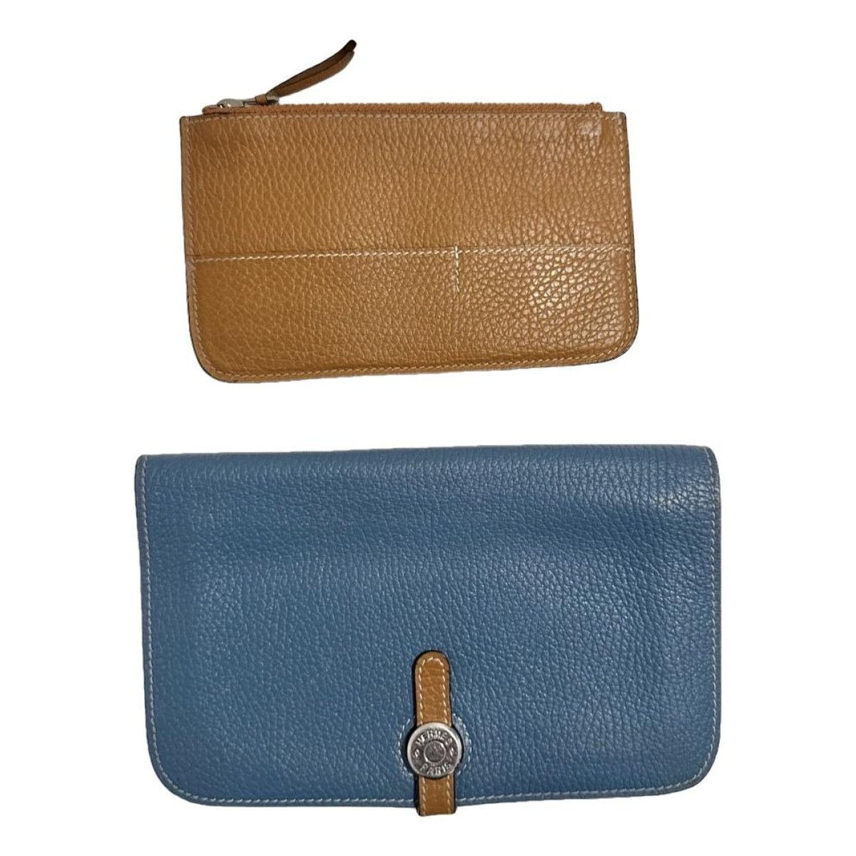 Dogon leather clutch bag