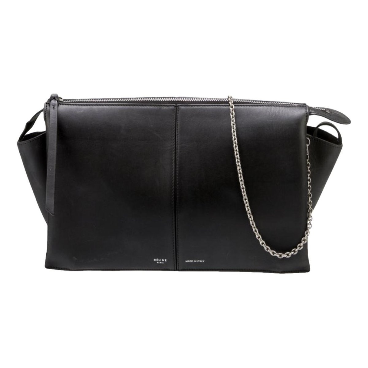 Tri-Fold leather tote