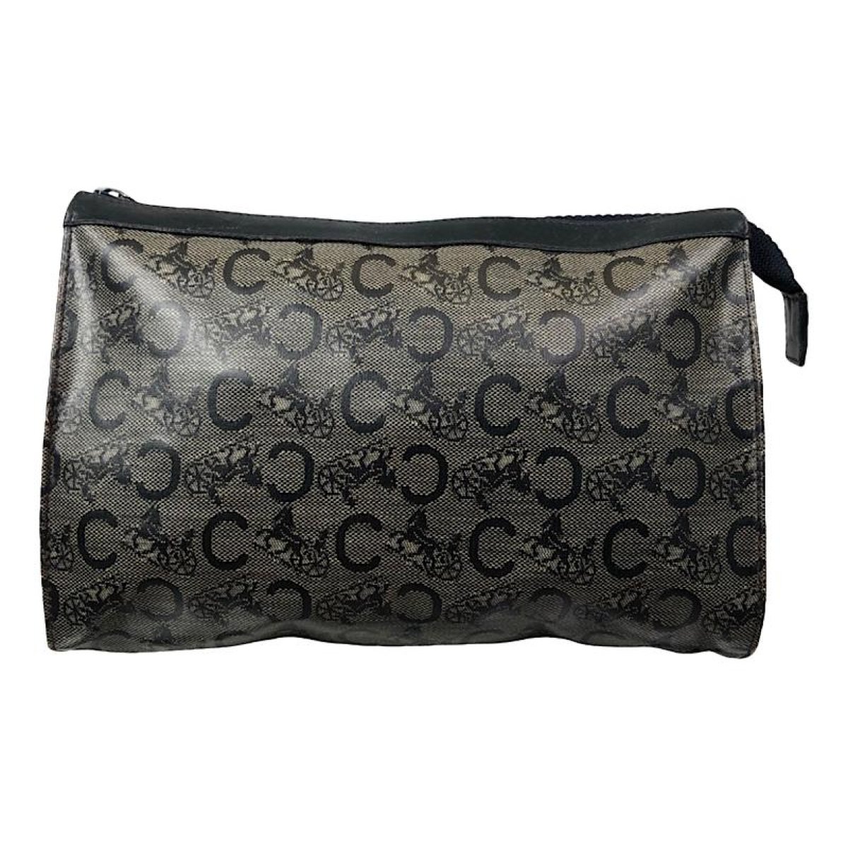 Trotteur leather clutch bag