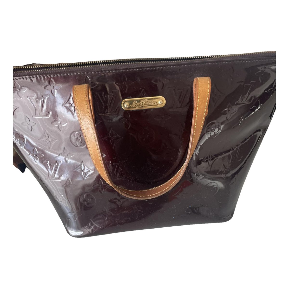 Bellevue patent leather handbag