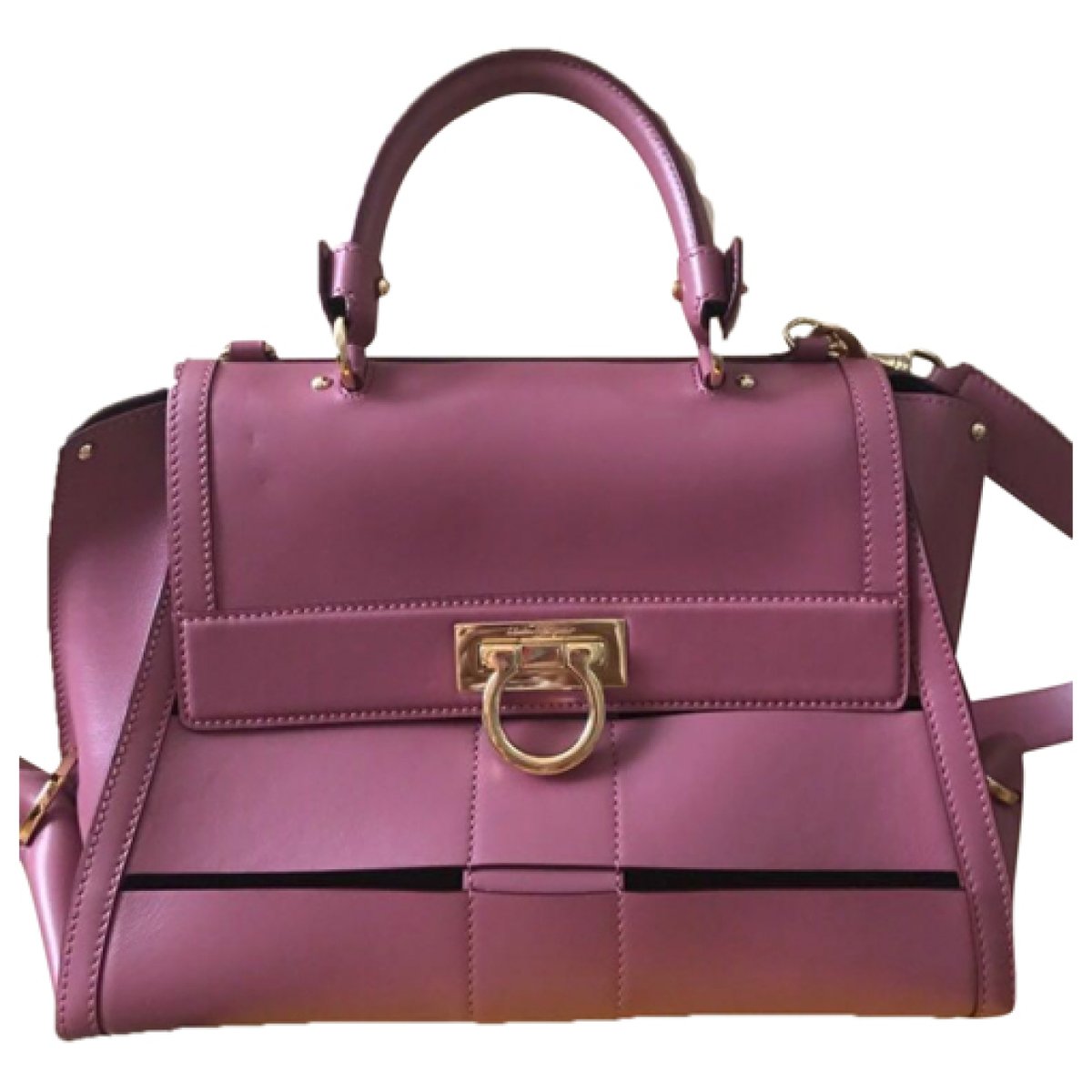 Sofia leather satchel