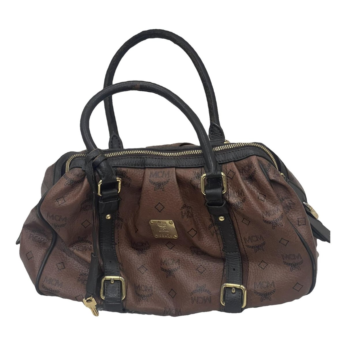 Boston leather handbag