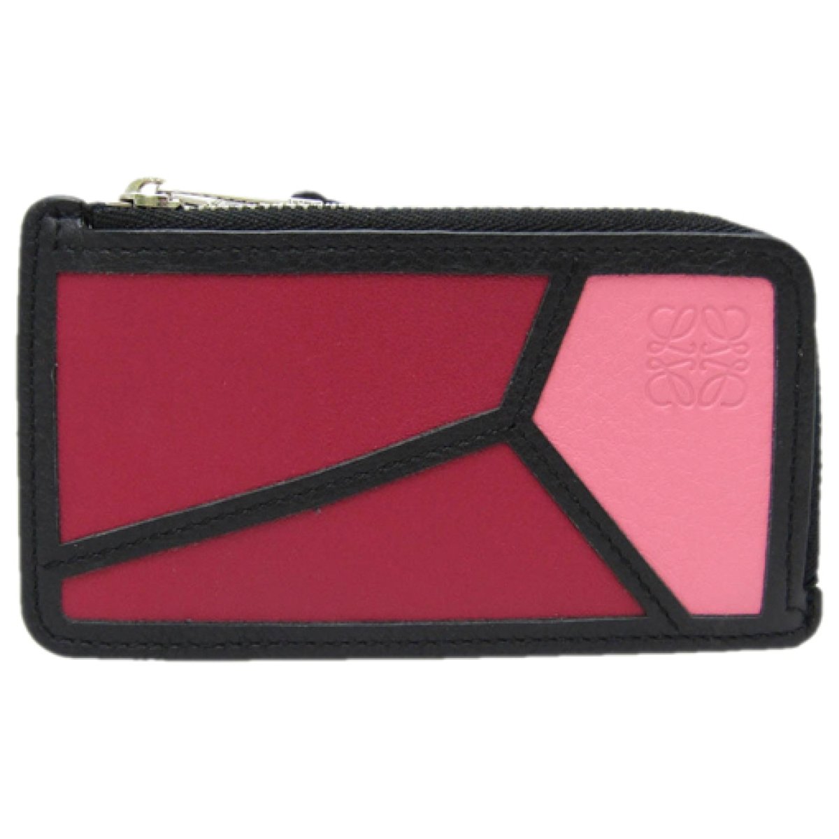 Puzzle leather purse