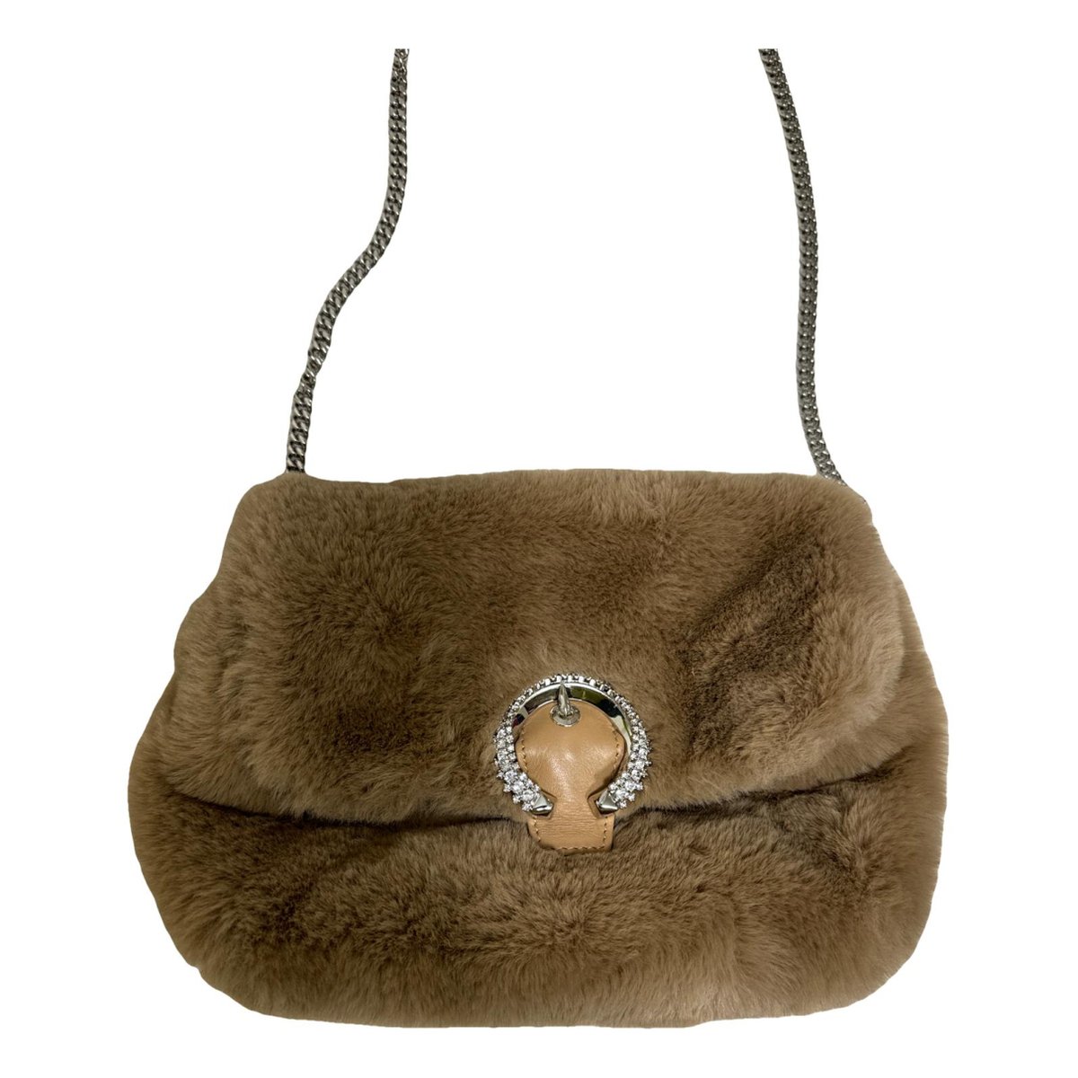 Madeline faux fur handbag