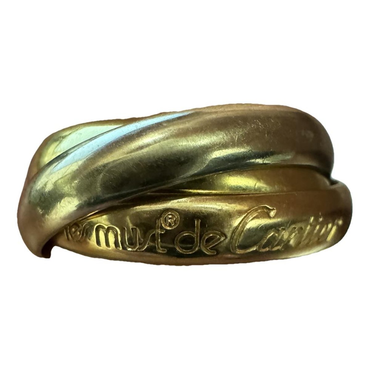 Trinity yellow gold ring