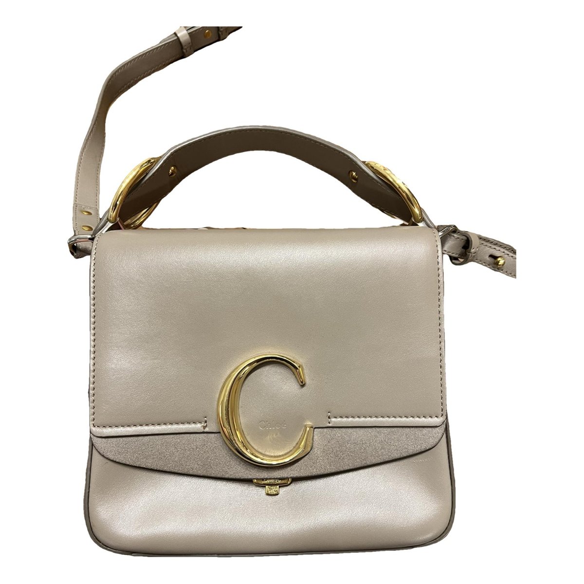 C leather crossbody bag