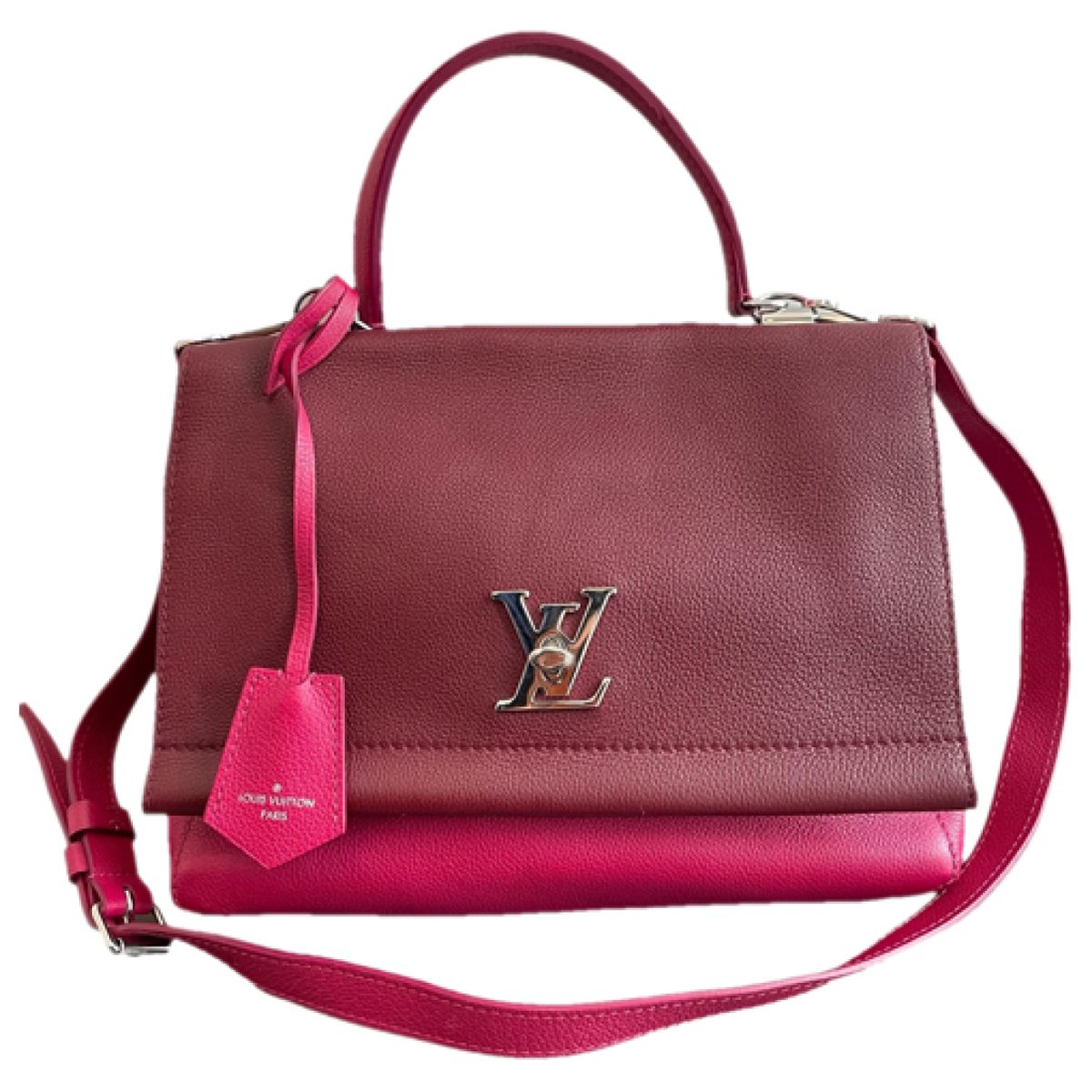 Lockme leather handbag