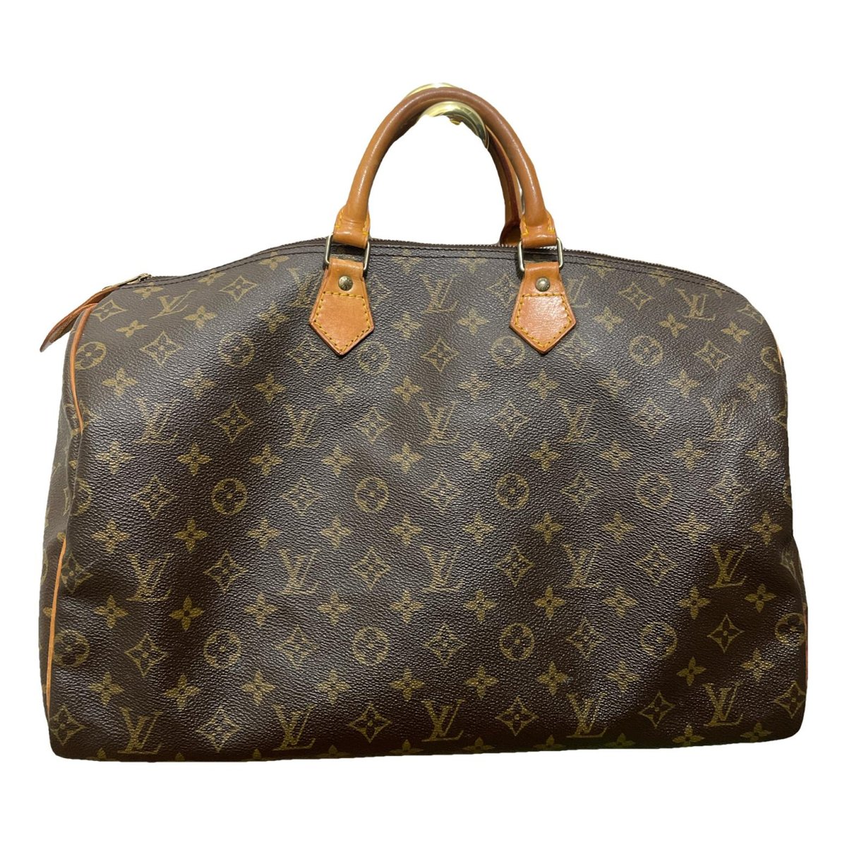 Speedy leather handbag