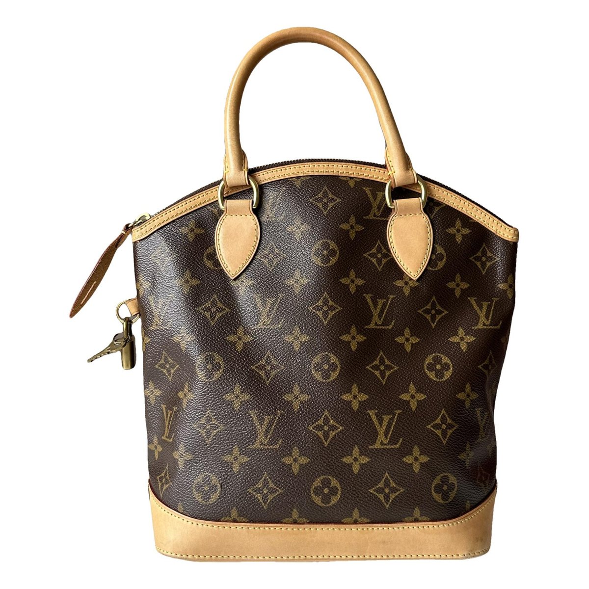 Lockit leather tote