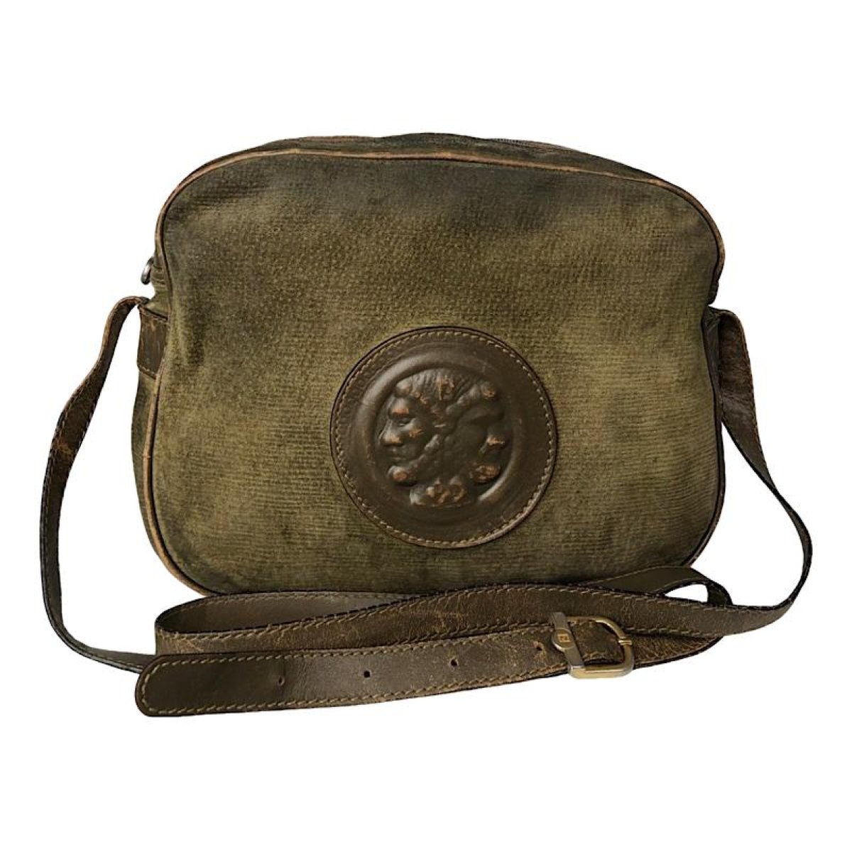 Baguette leather handbag