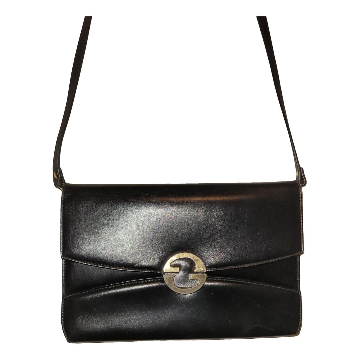 1973 leather clutch bag