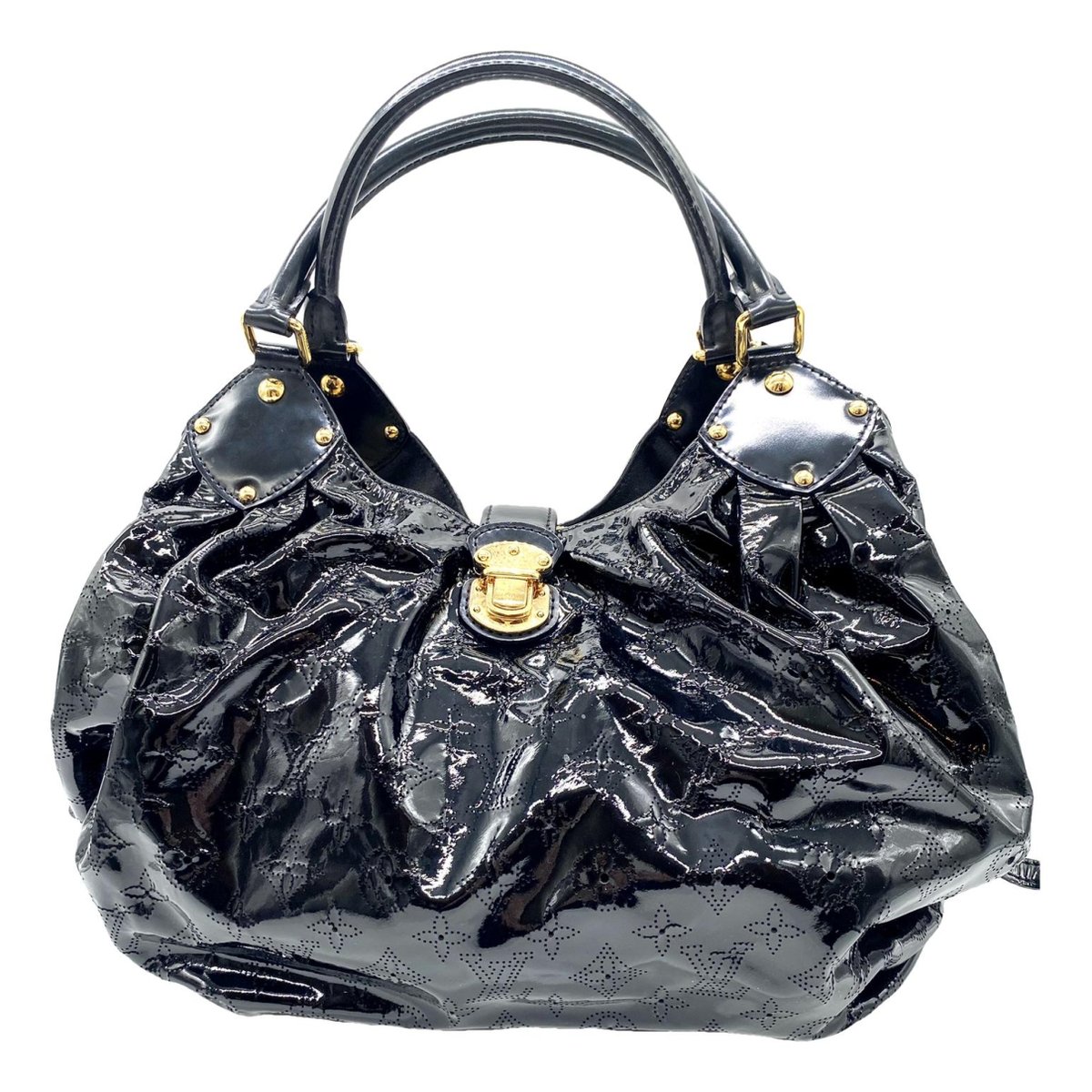 Mahina patent leather handbag