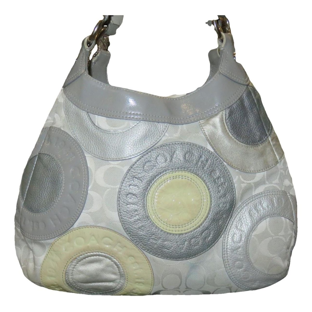 Madison Phoebe patent leather tote