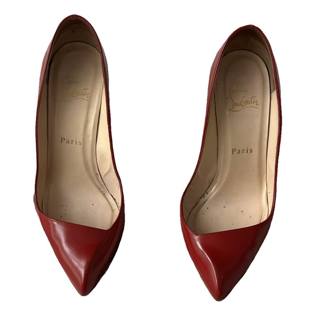 Corneille leather heels