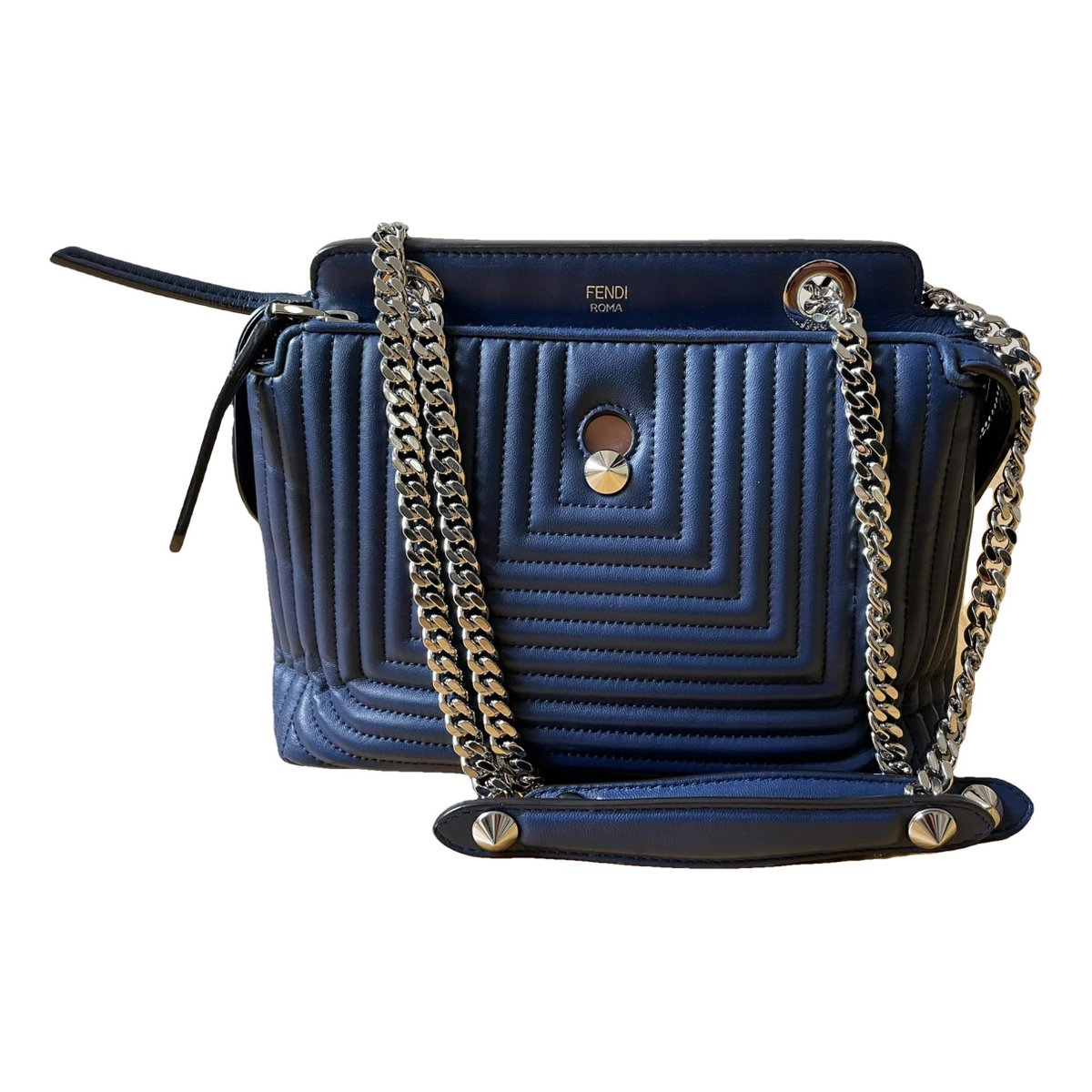 Dot Com leather handbag