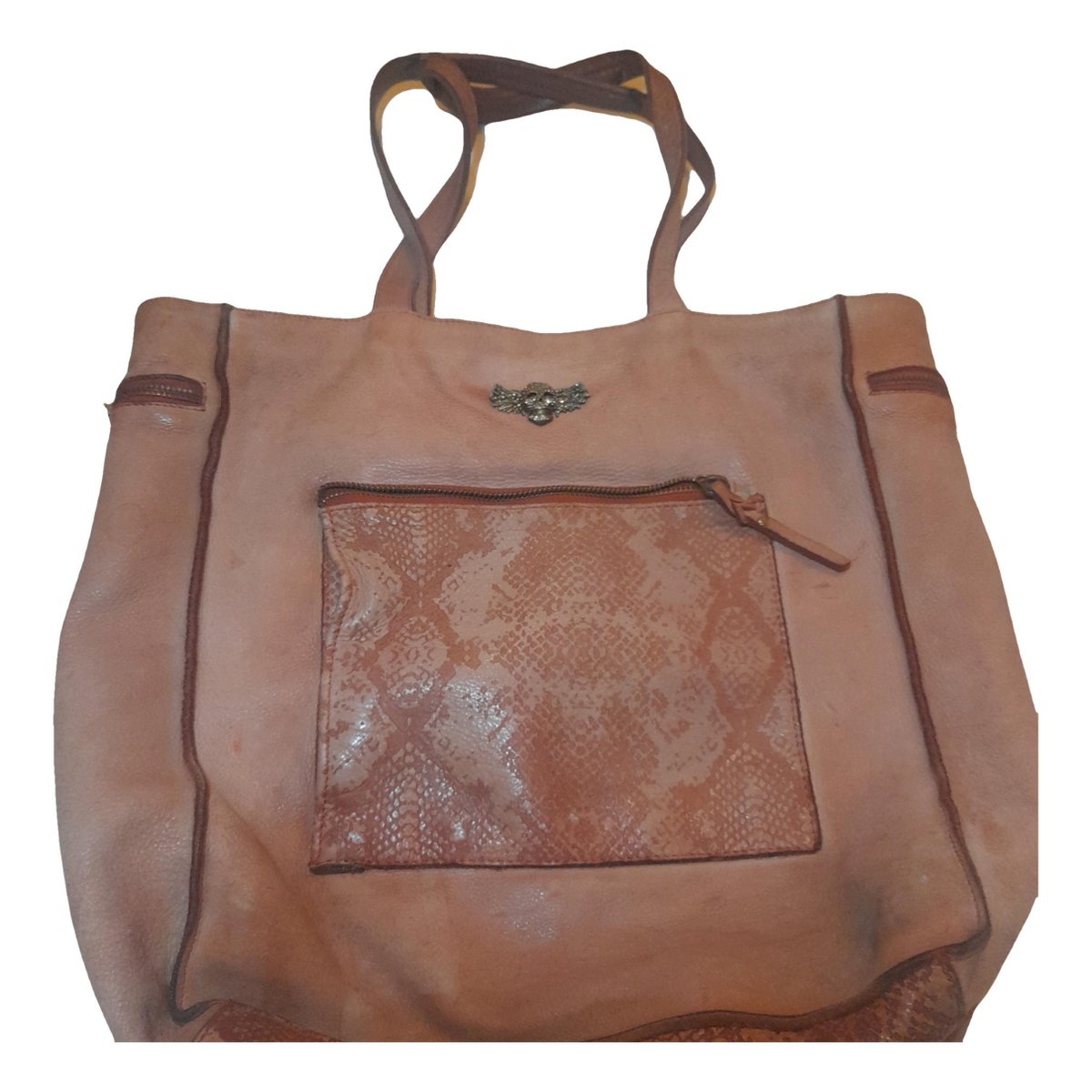 Daily leather handbag