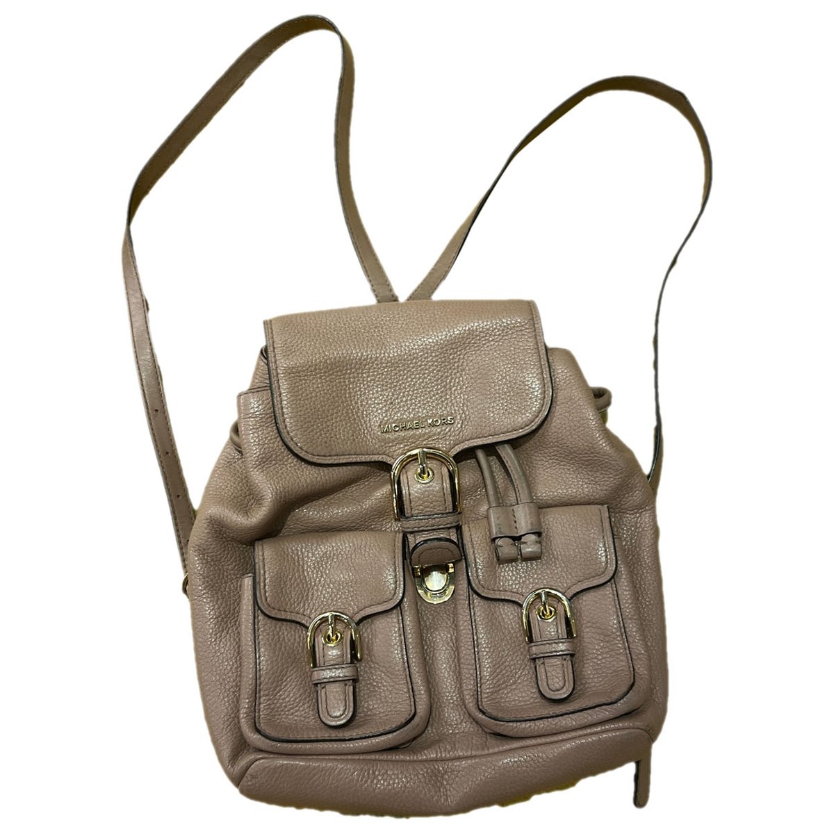 Rhea leather backpack