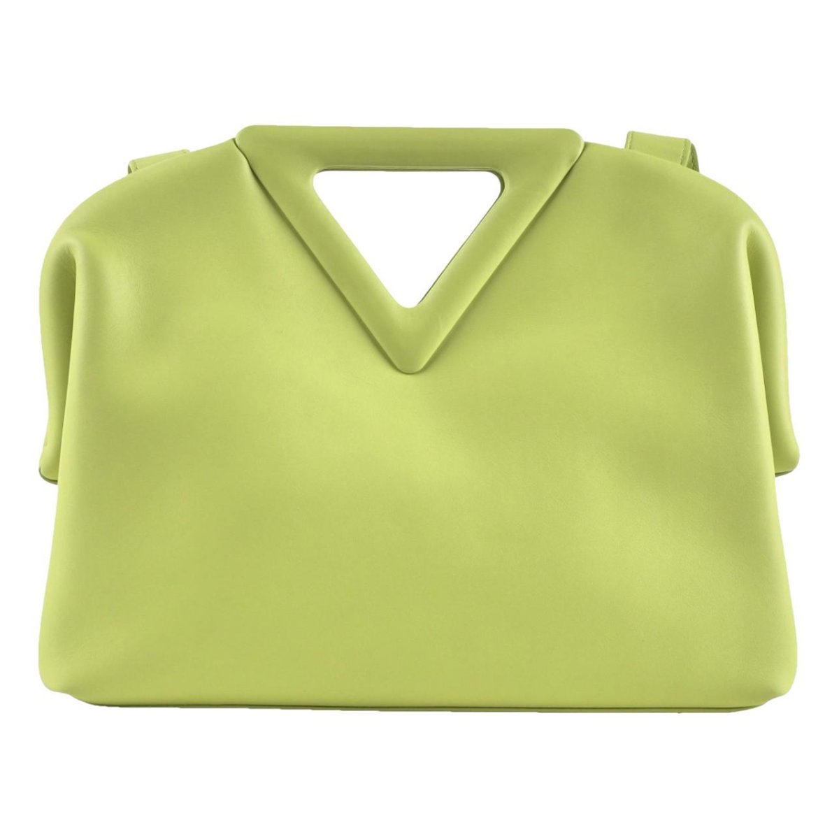 Point leather handbag