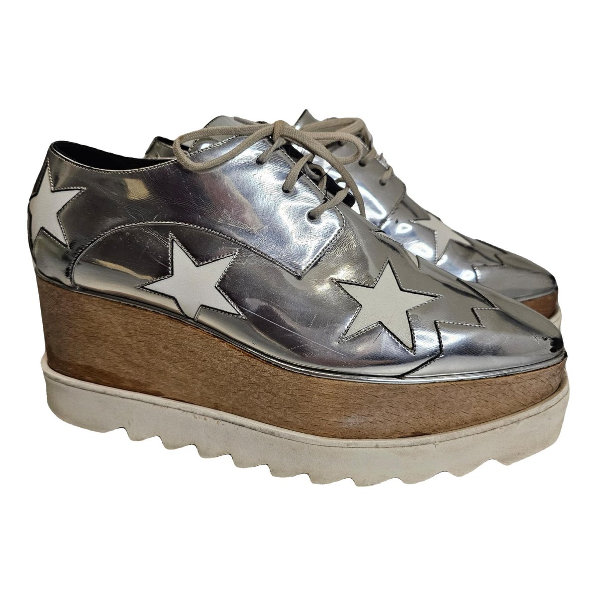Elyse vegan leather lace ups