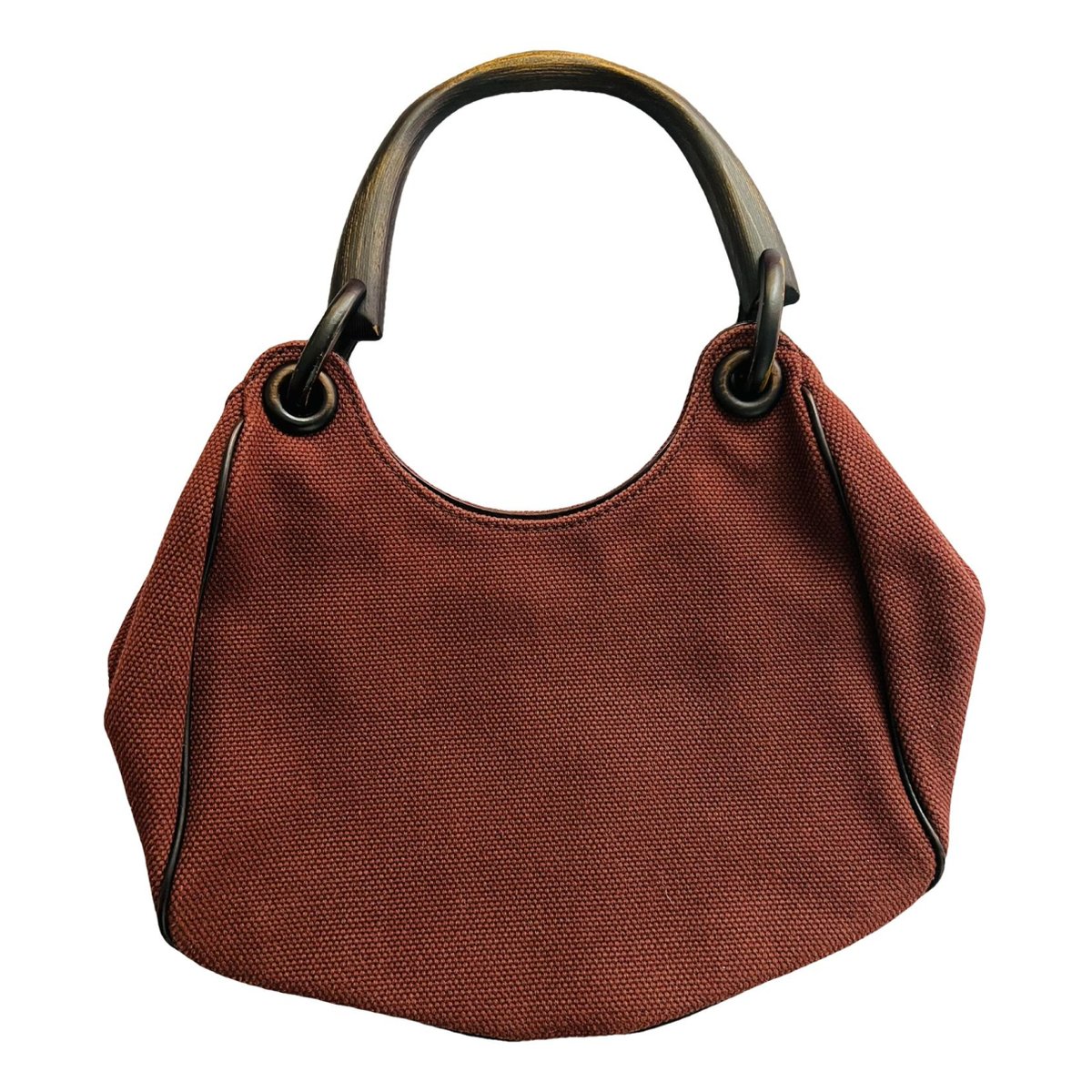 Bamboo Top Handle cloth handbag