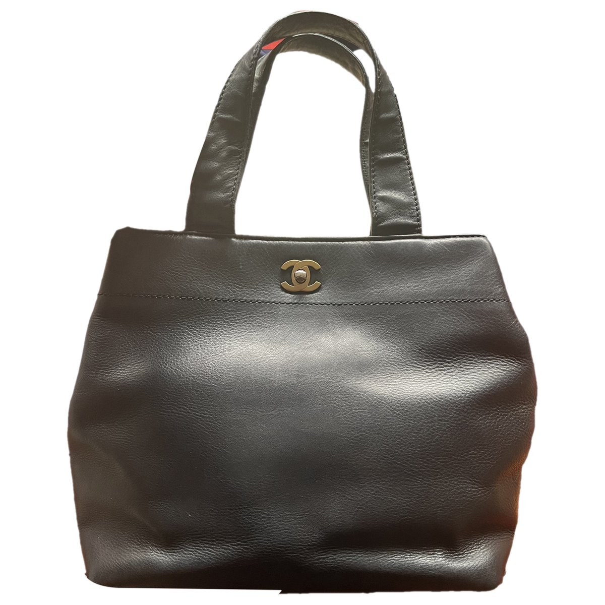 Executive leather tote