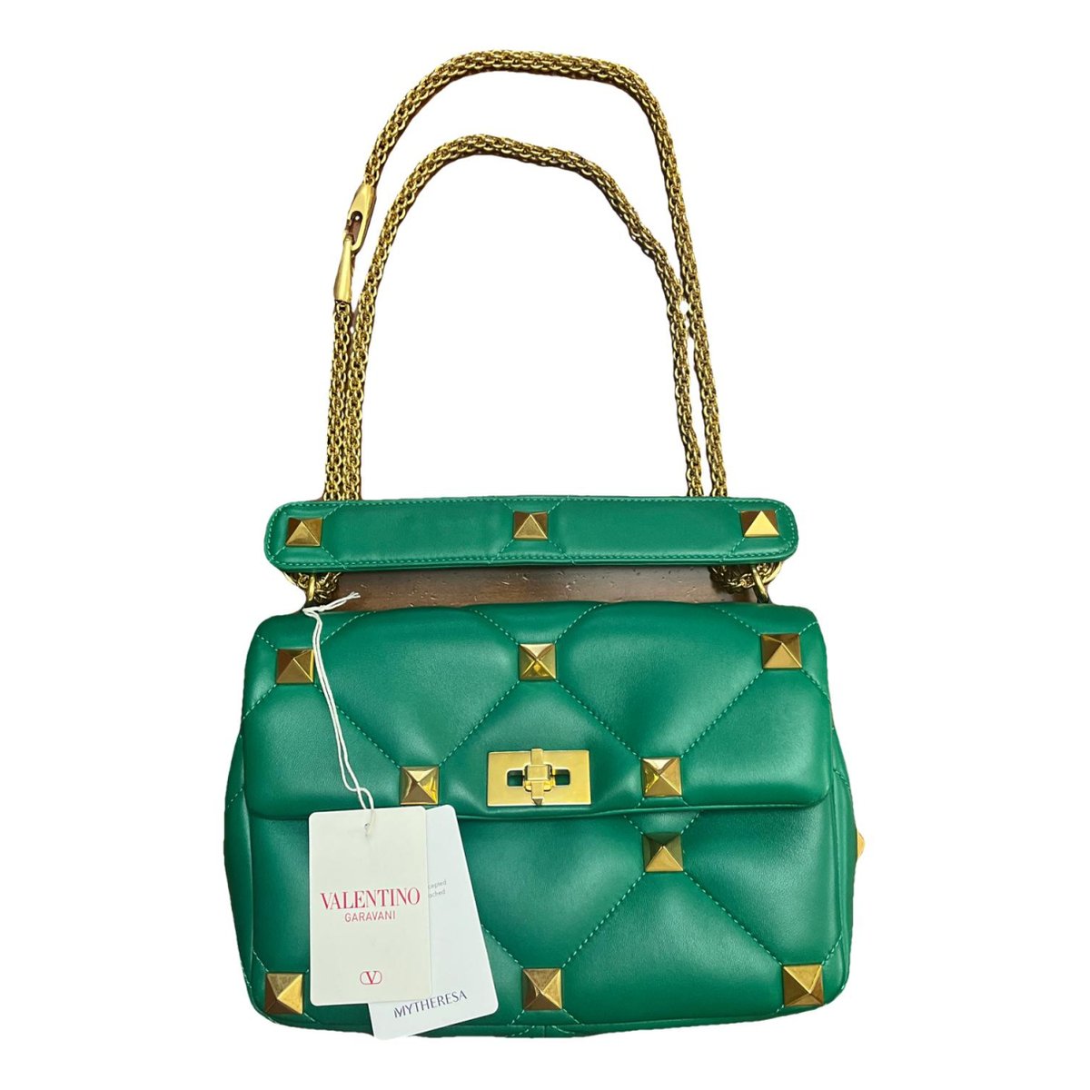 Roman Stud leather handbag