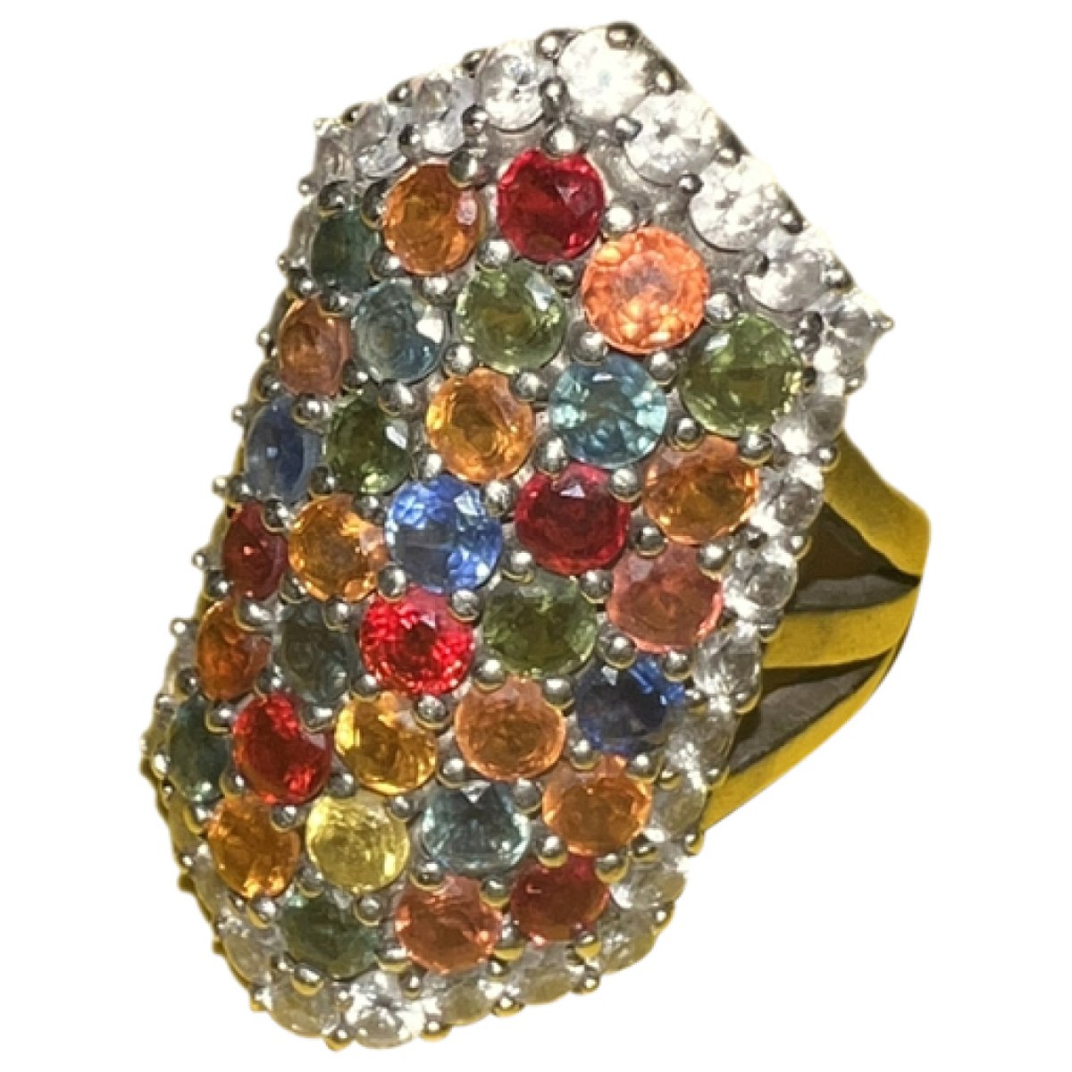 Saphir silver ring