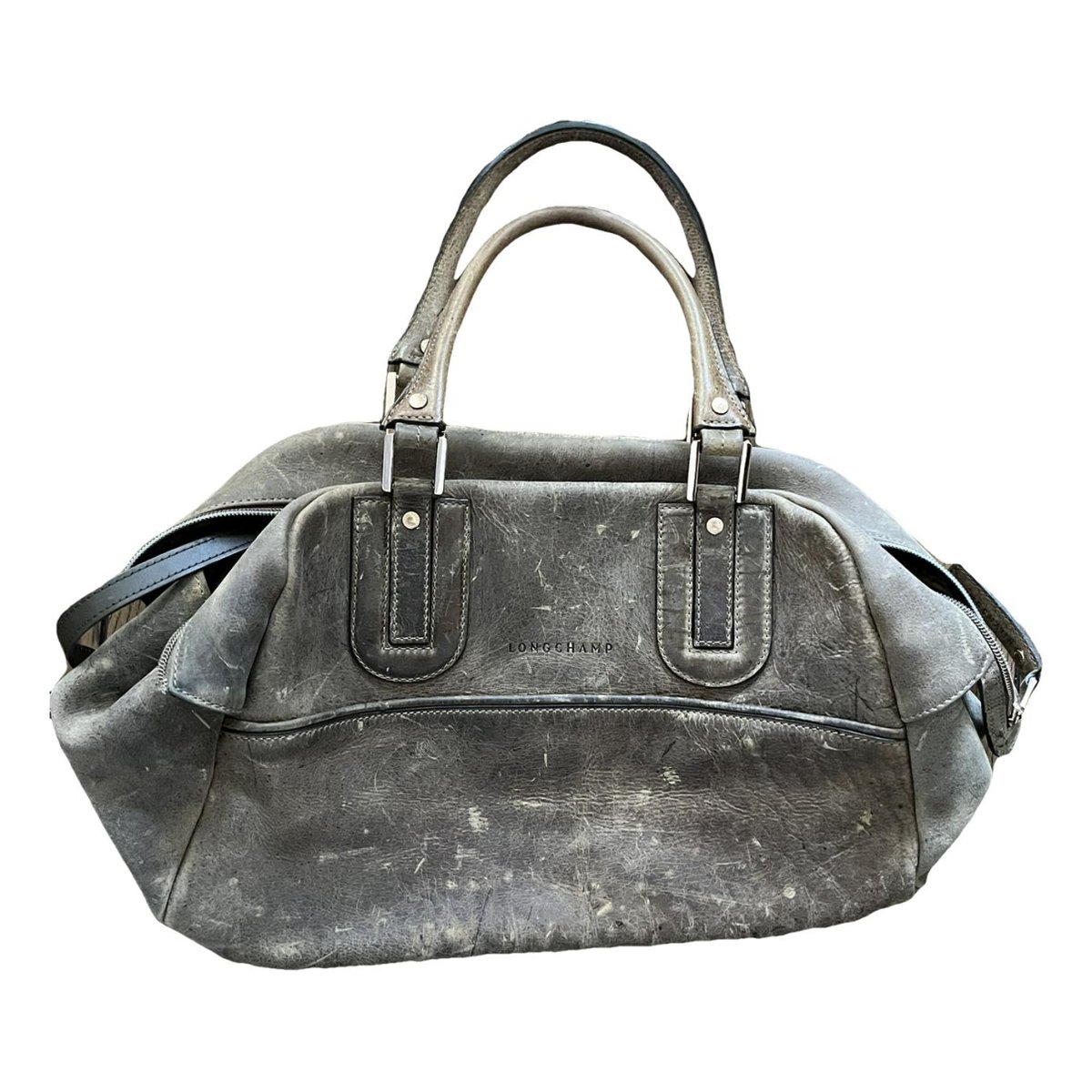 Cosmos leather bowling bag