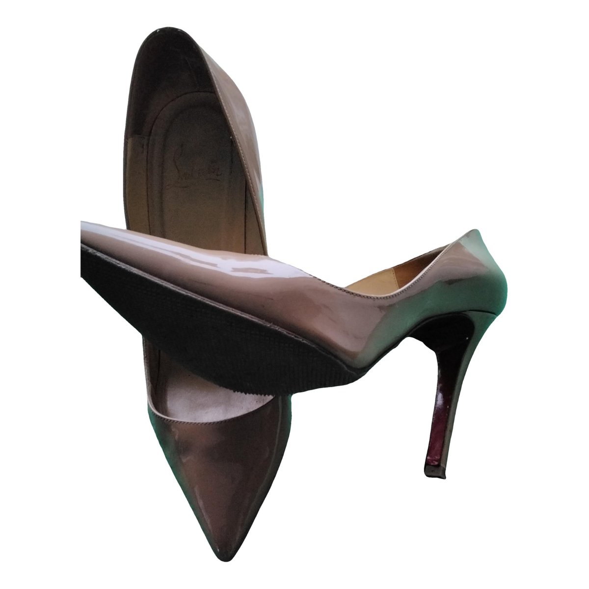 Corneille leather heels