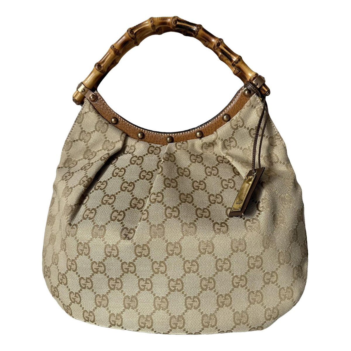 Bamboo Frame Satchel handbag