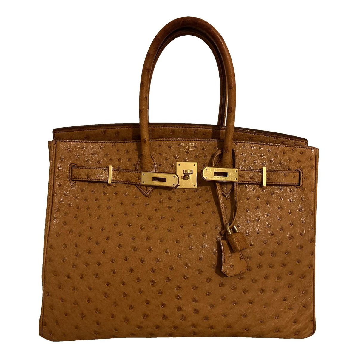 Birkin 35 leather handbag