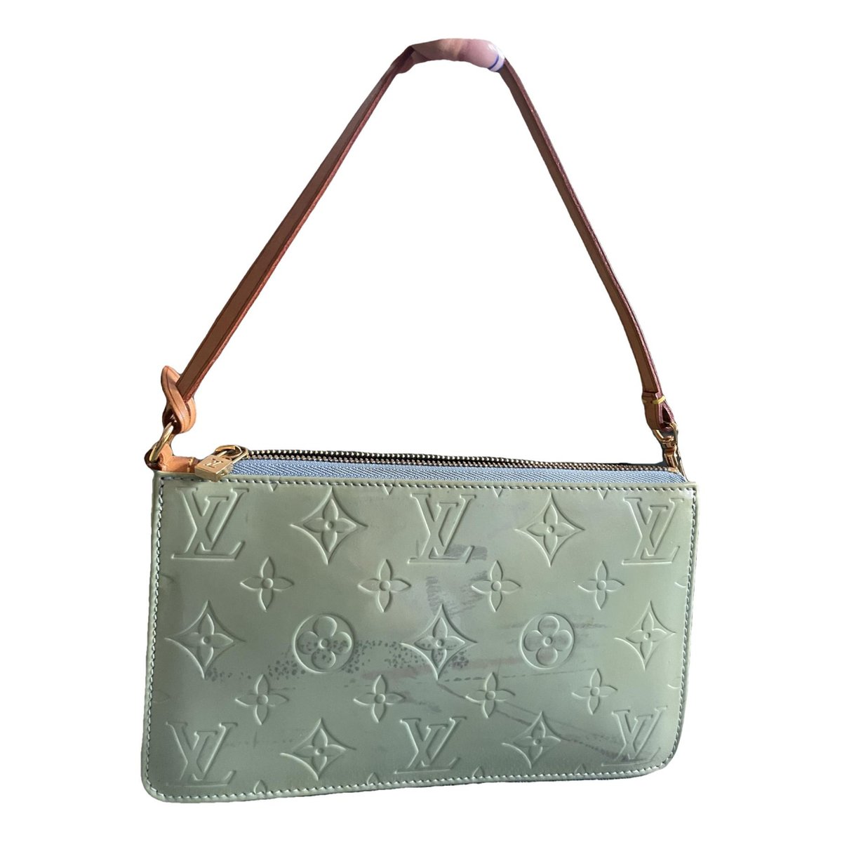 Lexington patent leather clutch bag