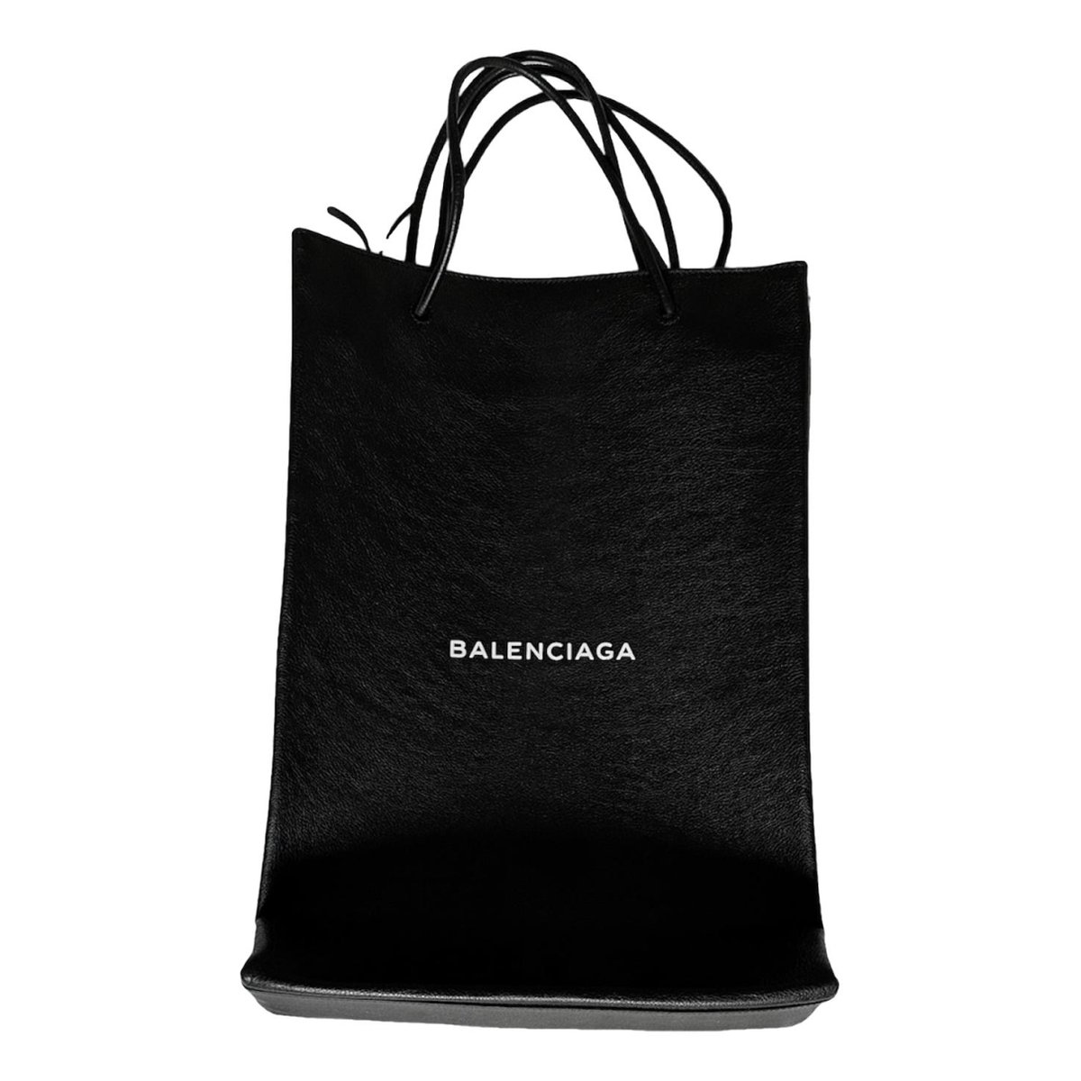 Shopping North South leather tote