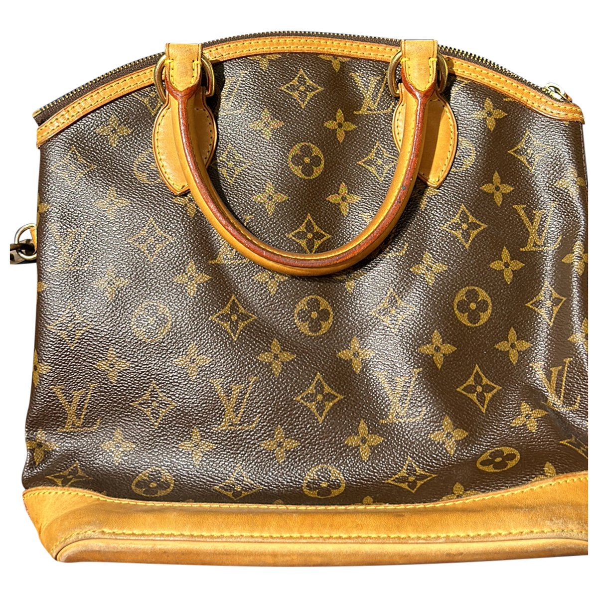 Lockit leather handbag