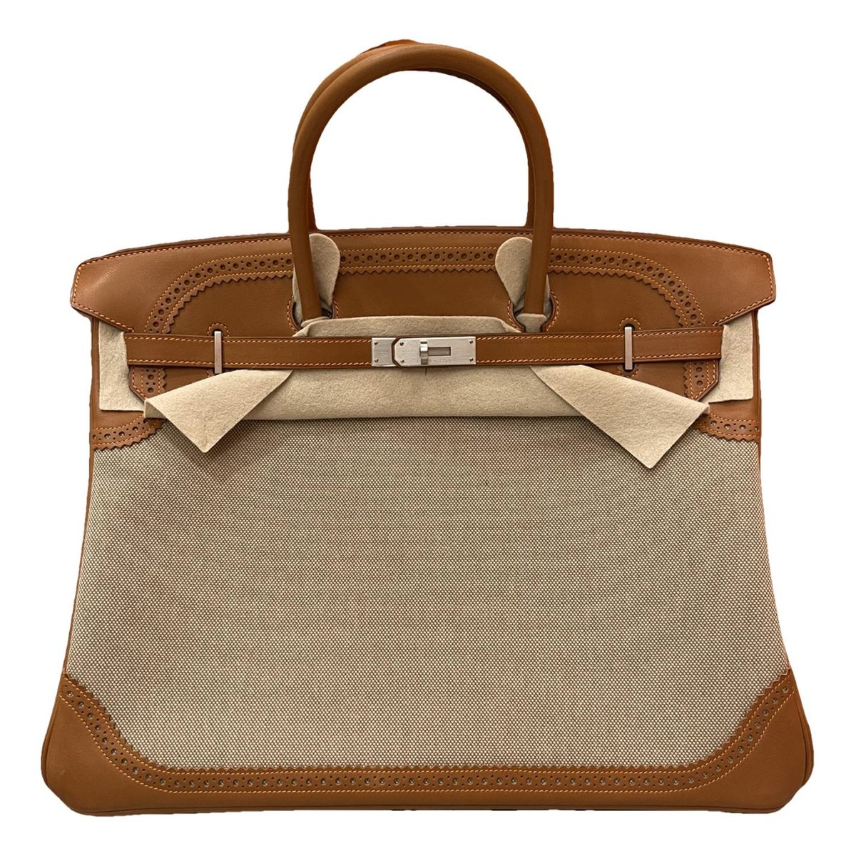 Birkin 40 cloth handbag