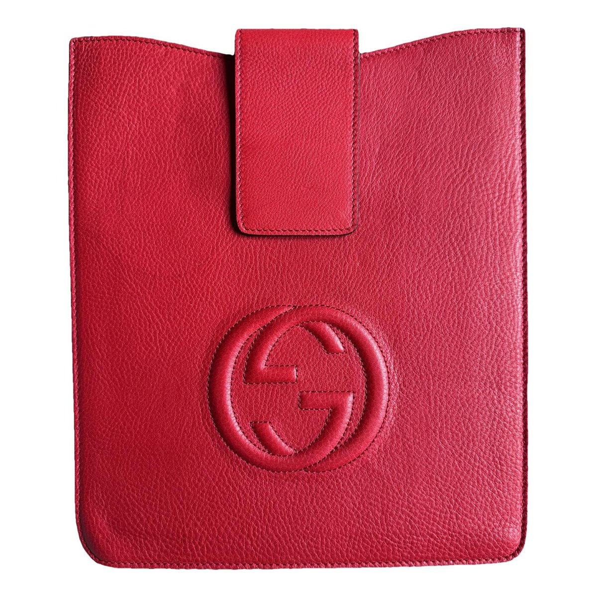 Interlocking leather purse