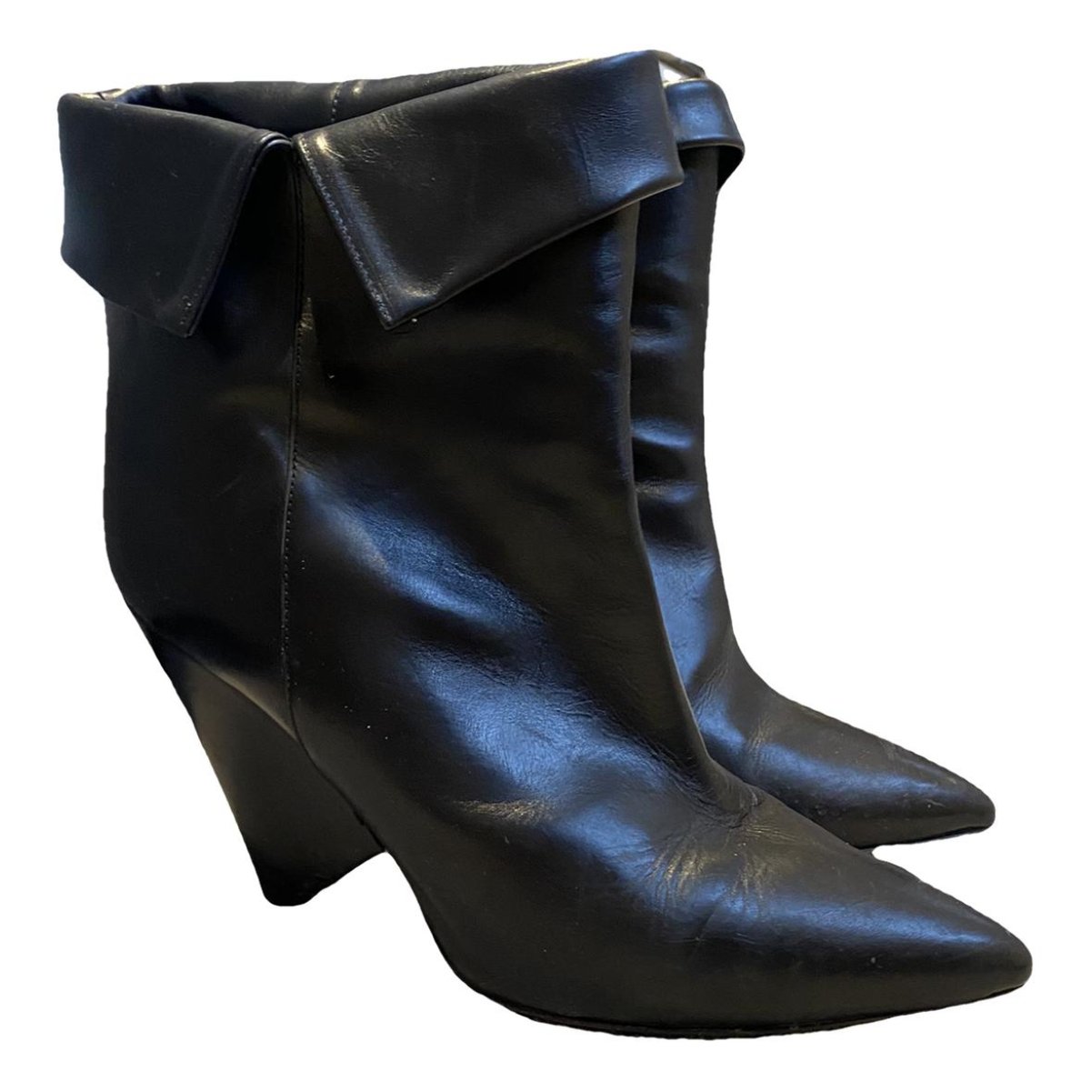 Luliana leather lace up boots