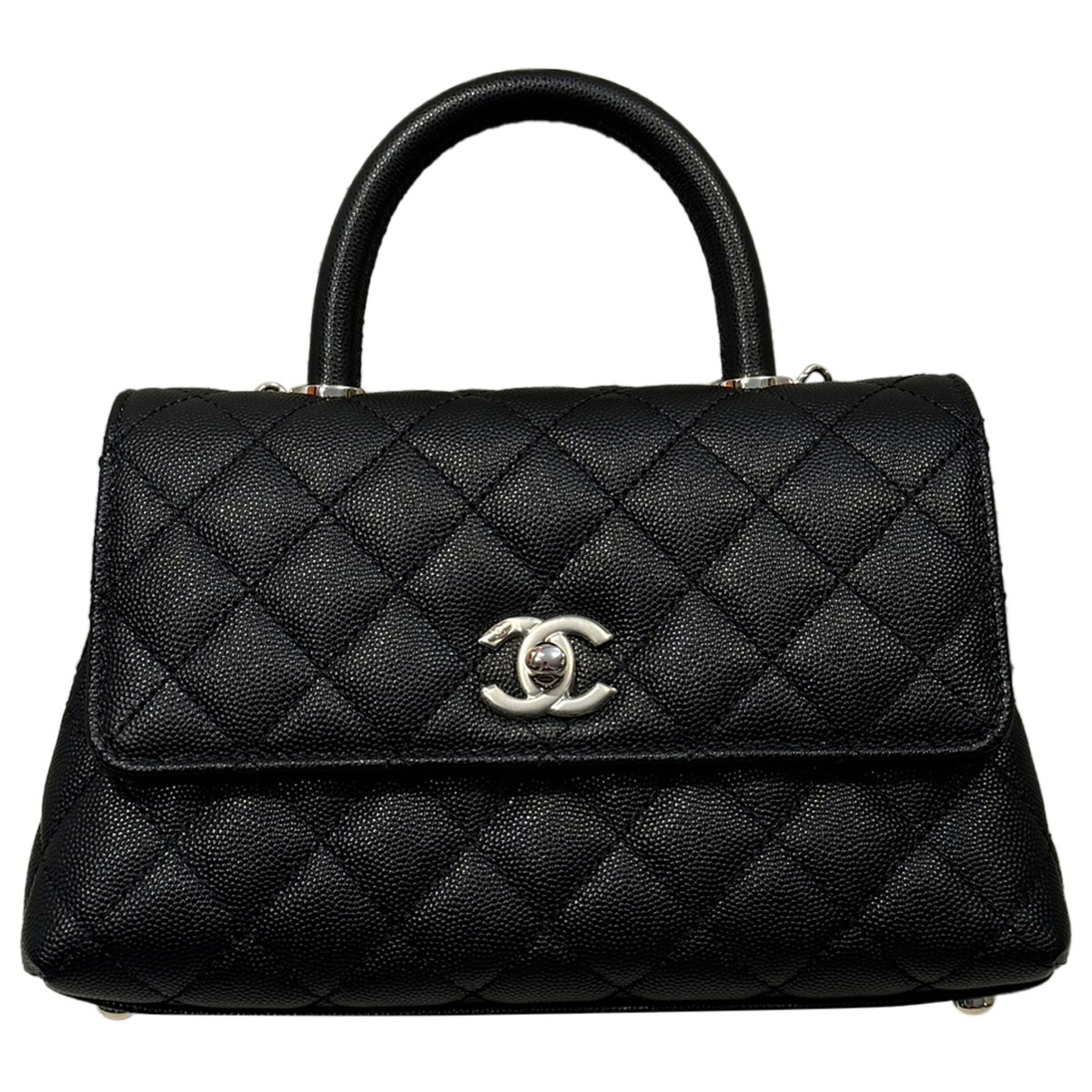 Coco Handle leather handbag