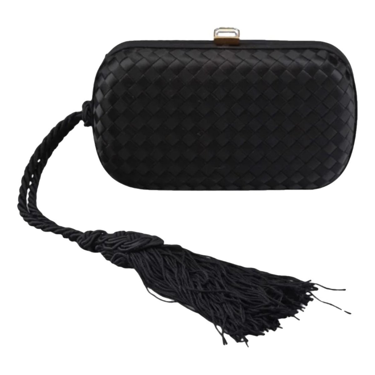 Pochette Knot silk clutch bag